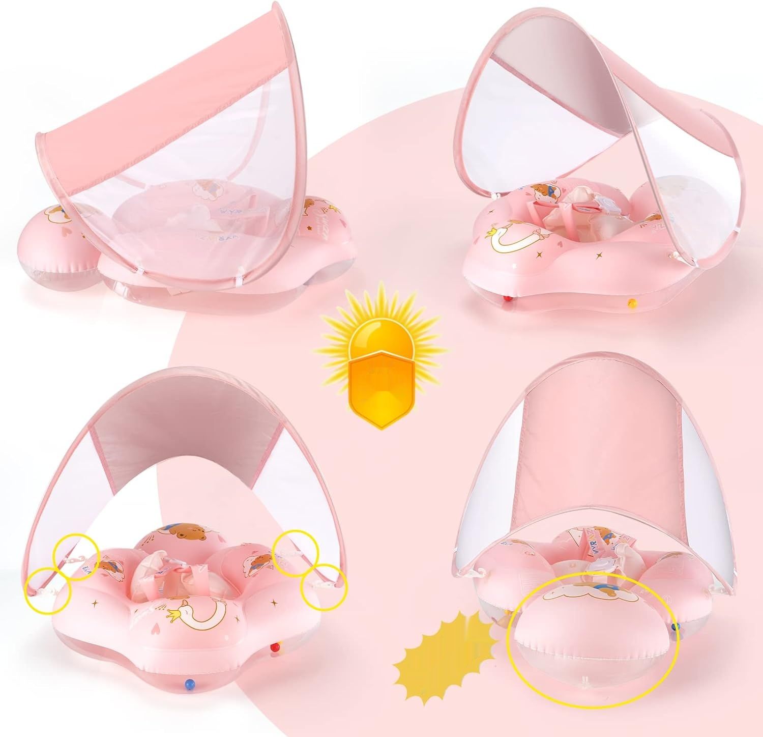 WYRIAZA koło do pływania dla niemowląt