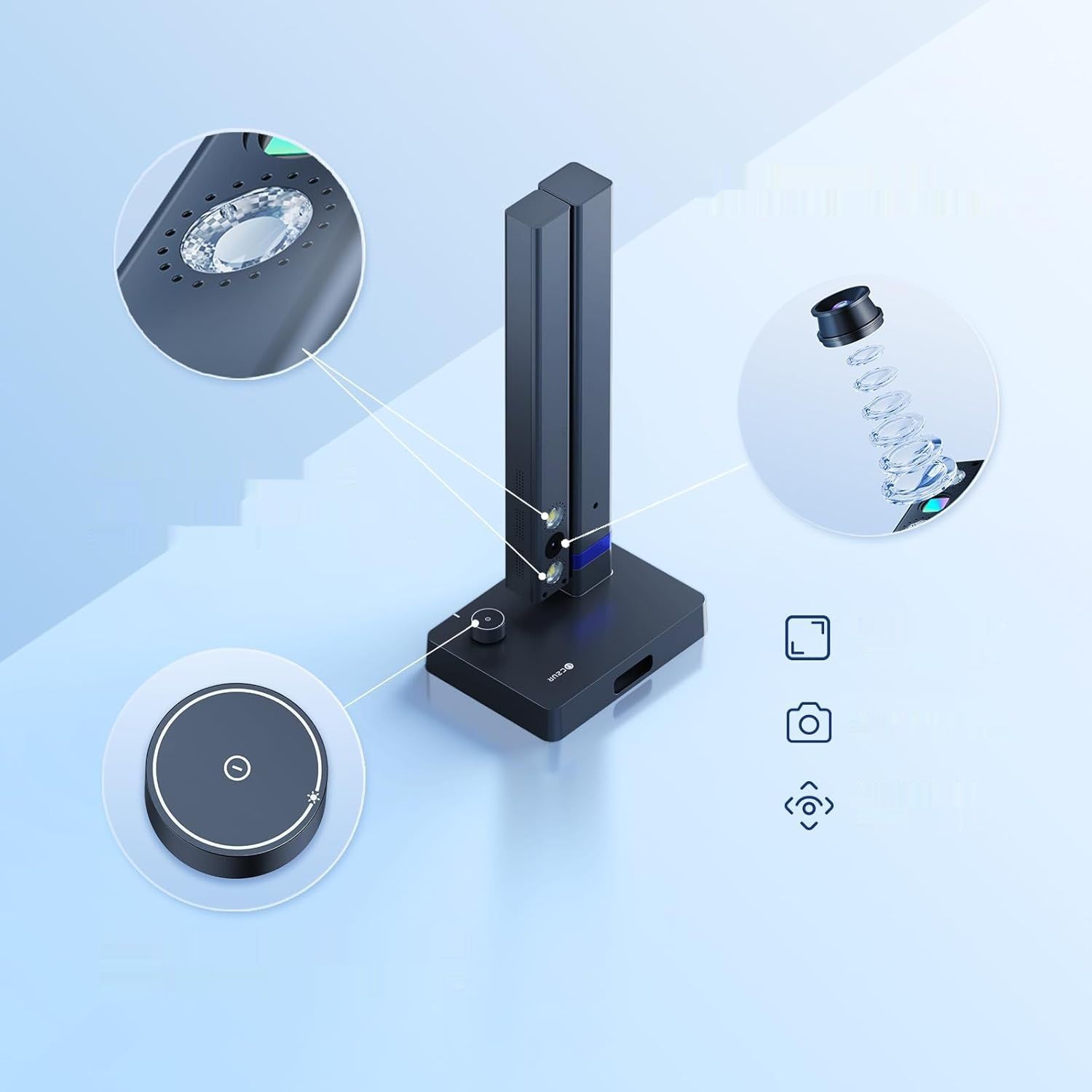 CZUR Shine Ultra 13MP – przenośny skaner dokumentów i książek A3