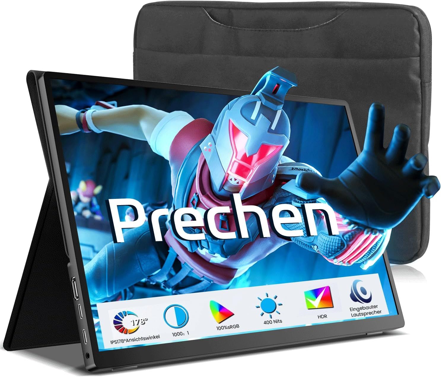 Prechen HD-140 14'' przenośny monitor dotykowy 1920 x 1200 IPS, 100% sRGB, HDMI/USB-C