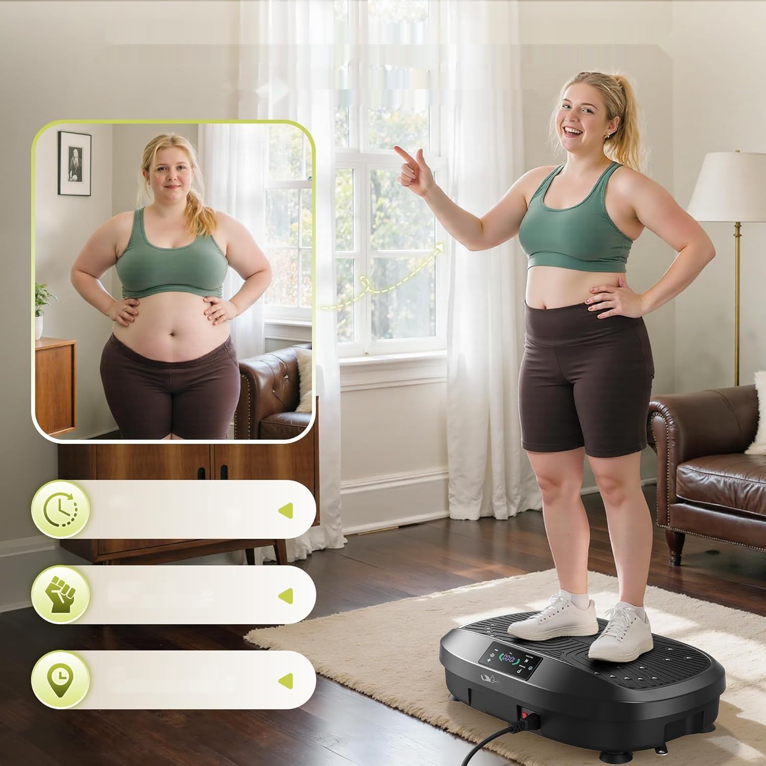 FLYBIRD platforma wibracyjna, 120 regulowan, do 150 kg udźwigu