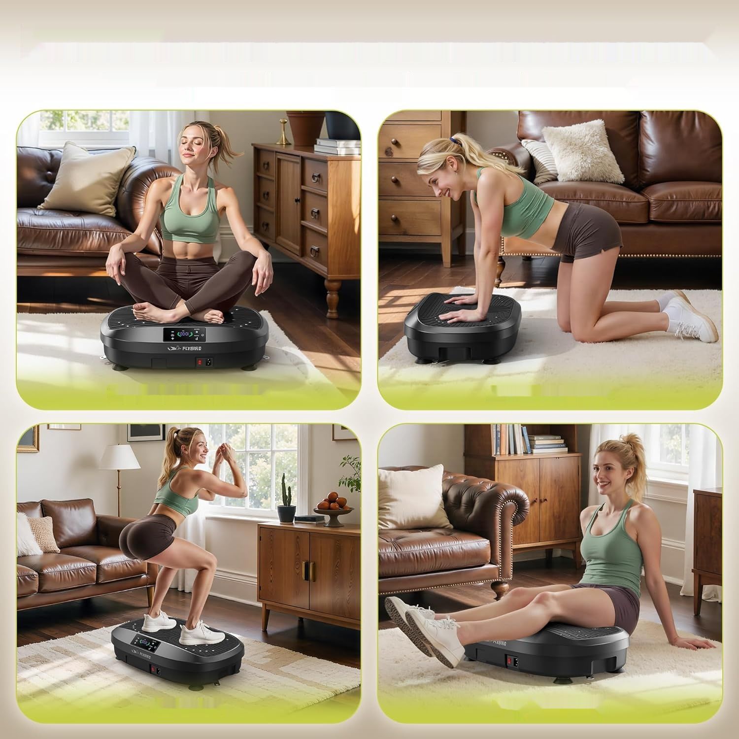 FLYBIRD platforma wibracyjna, 120 regulowan, do 150 kg udźwigu