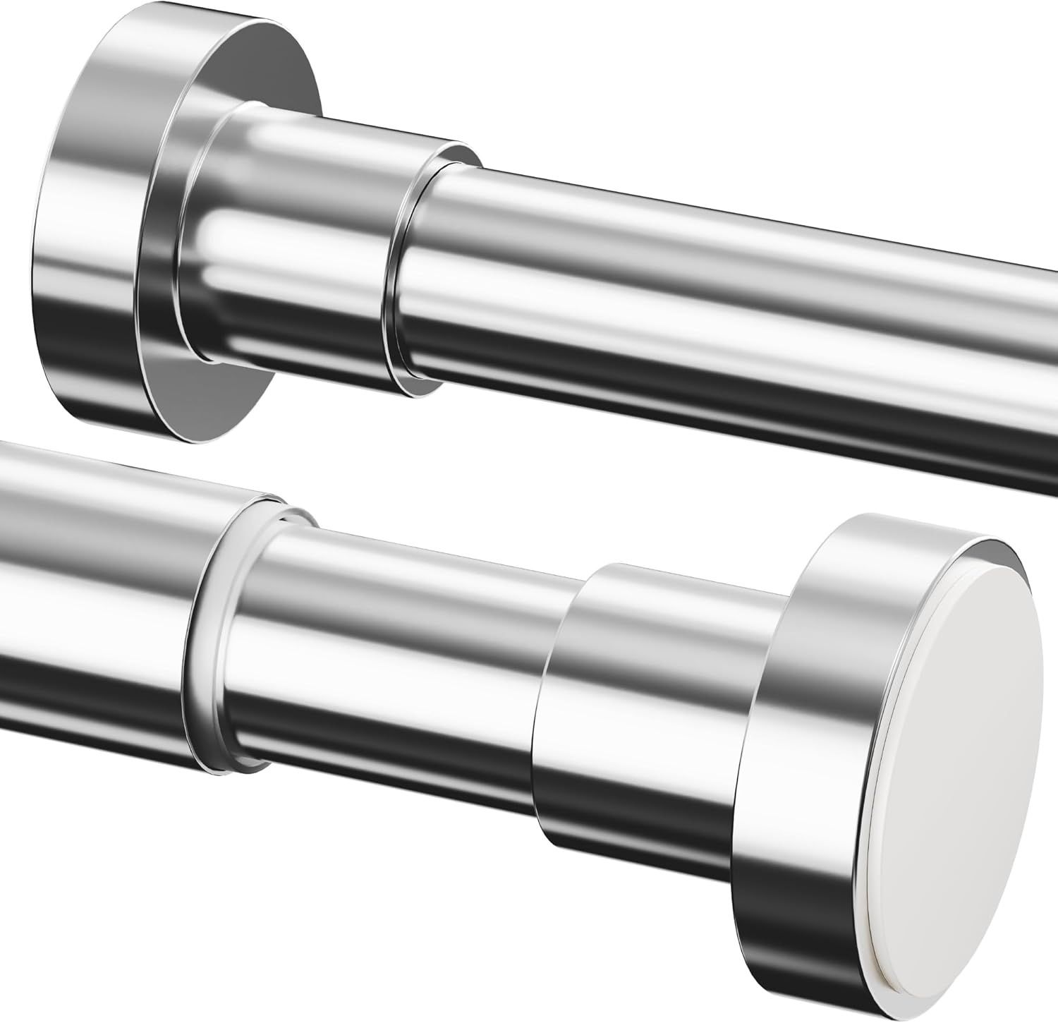 Drążek prysznicowy bez wiercenia GDEVKHN 69–90 cm, srebrna