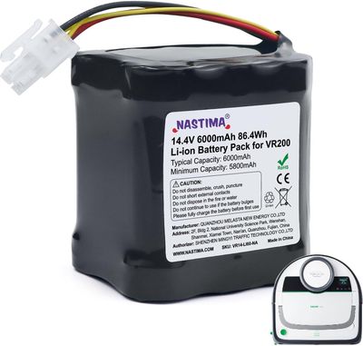 NASTIMA 14,4V 6000mAh – bateria Li-Ion do odkurzacza Vorwerk Kobold VR200