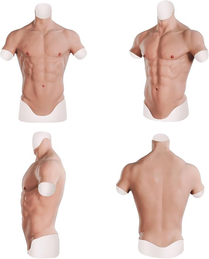 KUMIHO kostium imitujący muskularny, wyrzeźbiony tors dla mężczyzn, kostium kulturysty, realistyczny
