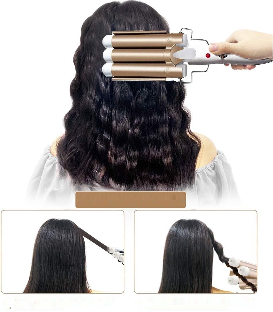 Potrójna lokówka do włosów 3 w 1 – falownica do włosów – 25 mm lokówka