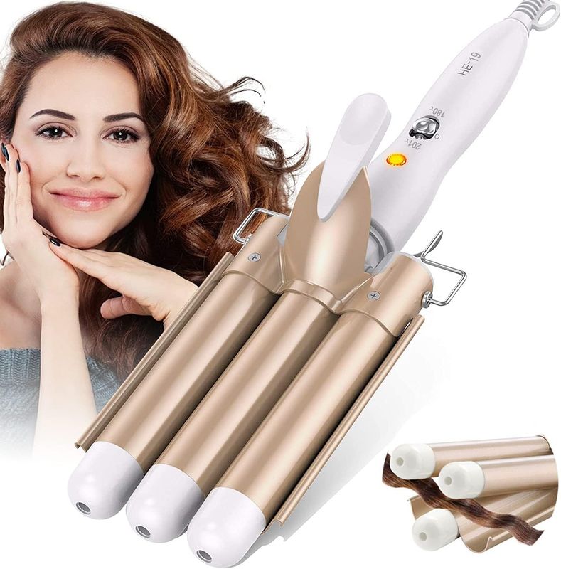 Potrójna lokówka do włosów 3 w 1 – falownica do włosów – 25 mm lokówka