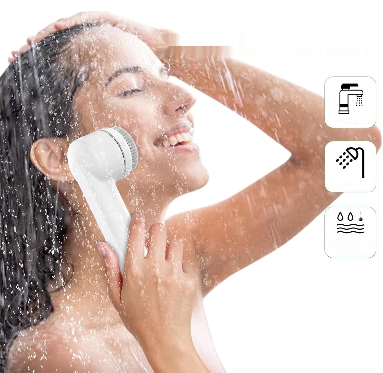 Szczoteczka do oczyszczania twarzy, elektryczny, ładowany oczyszczacz