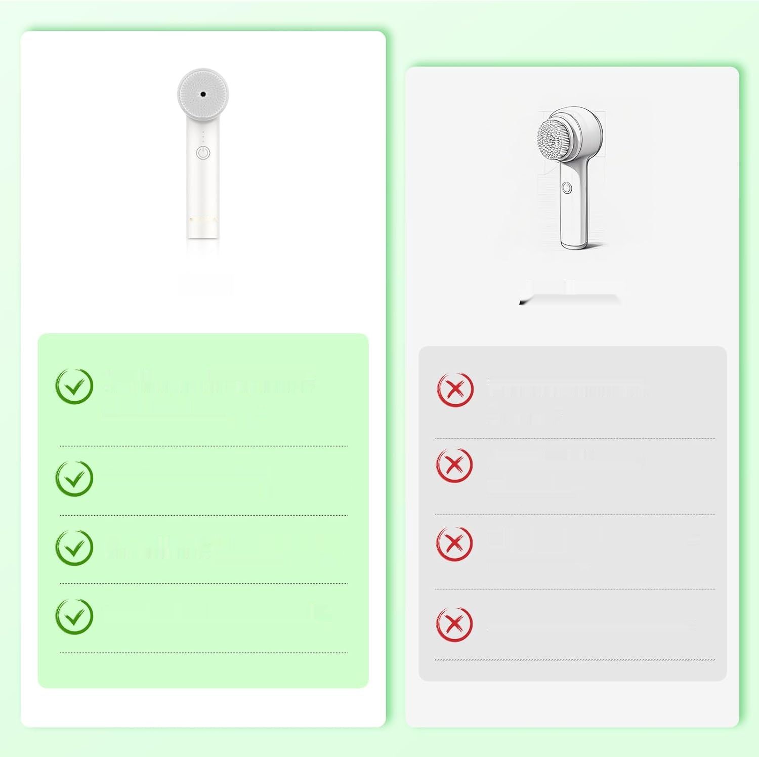 Szczoteczka do oczyszczania twarzy, elektryczny, ładowany oczyszczacz