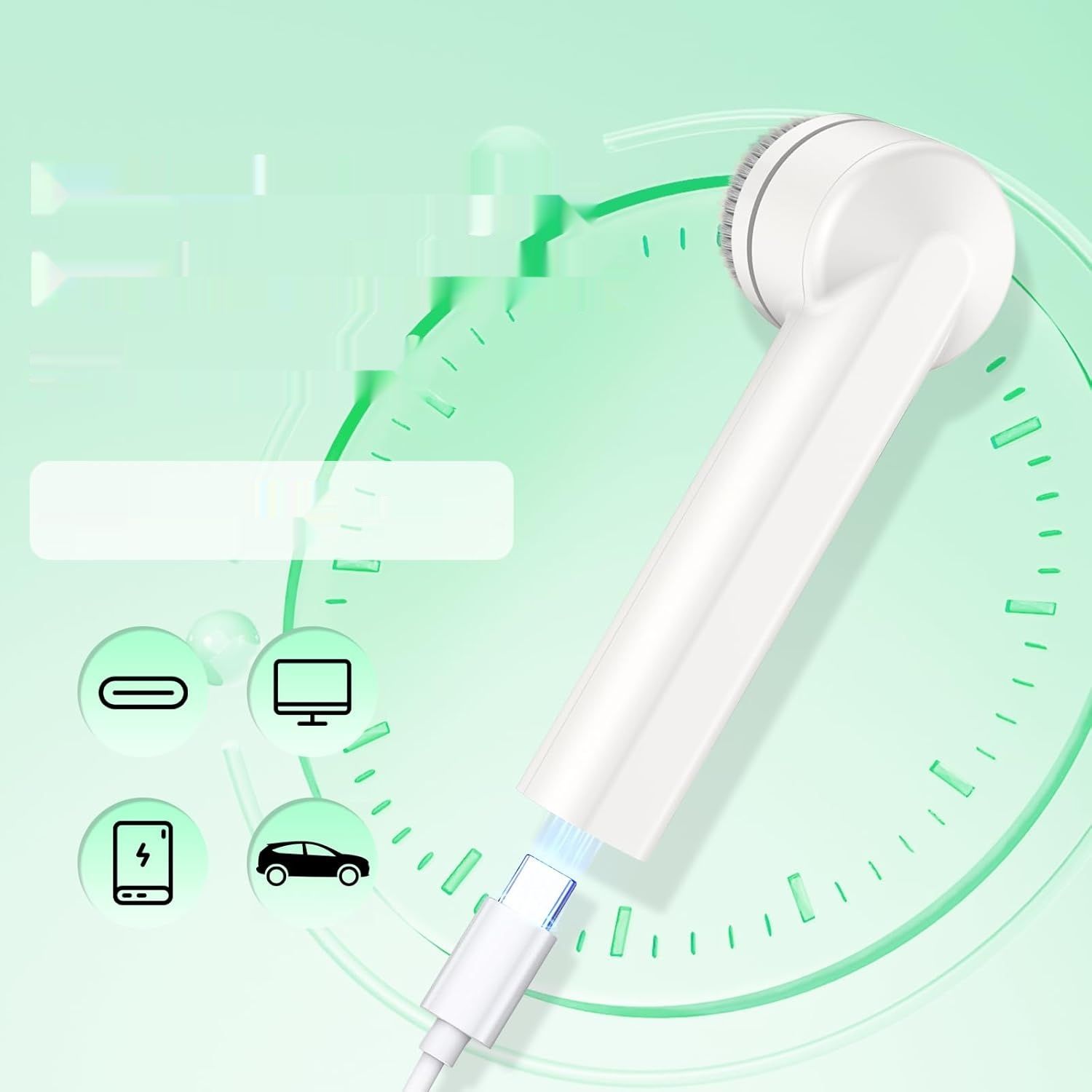 Szczoteczka do oczyszczania twarzy, elektryczny, ładowany oczyszczacz