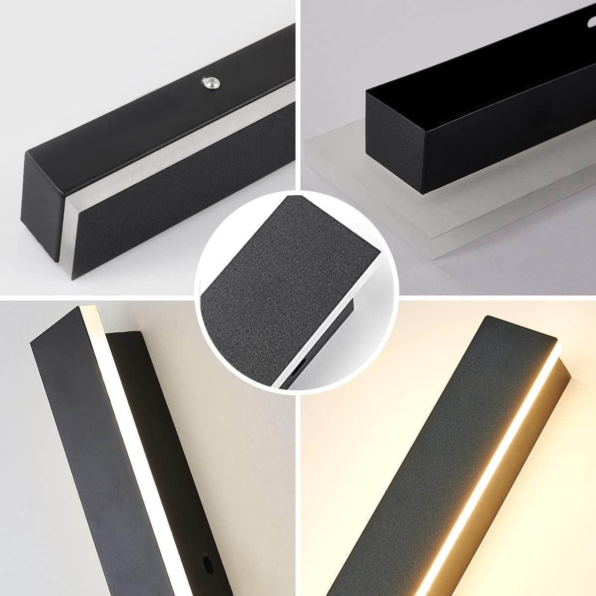 Zewnętrzna długa lampa ścienna LED 25 W z pilotem ZTWLEED, IP65, 120 cm