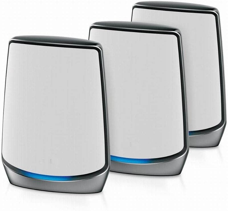 NETGEAR Orbi WiFi 6 Mesh Ultime Tri Bandes (RBK853) – Zestaw 3 szt., AX6000
