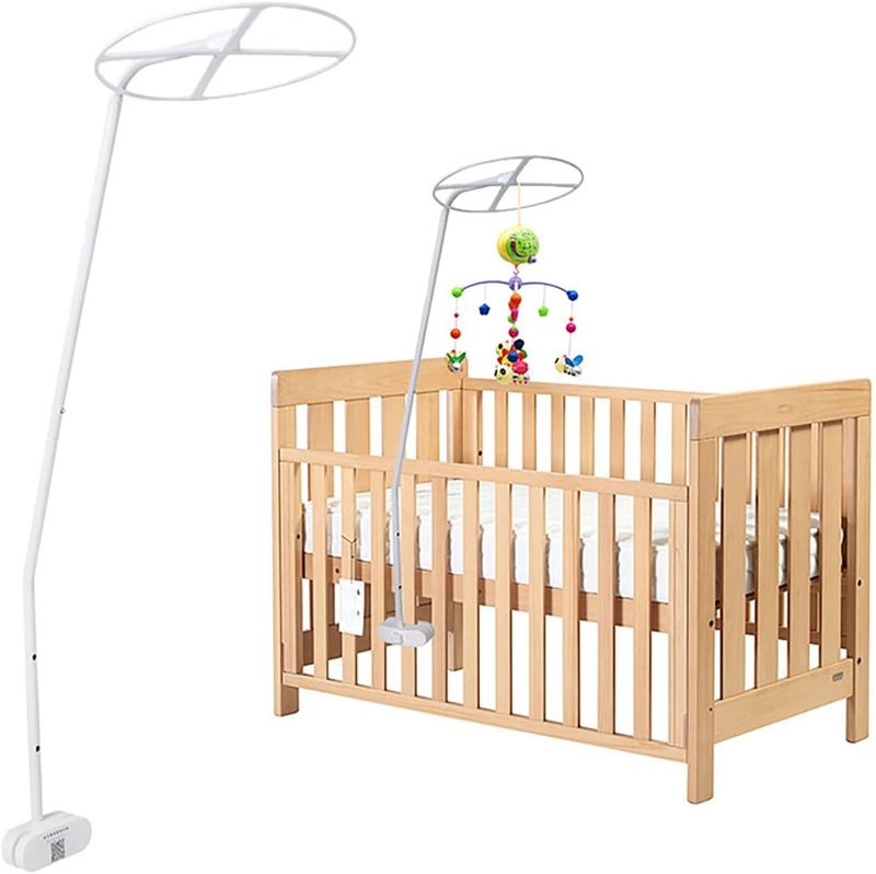 GAESHOW – regulowany stojak do baldachimu i moskitiery do łóżeczka dziecięcego