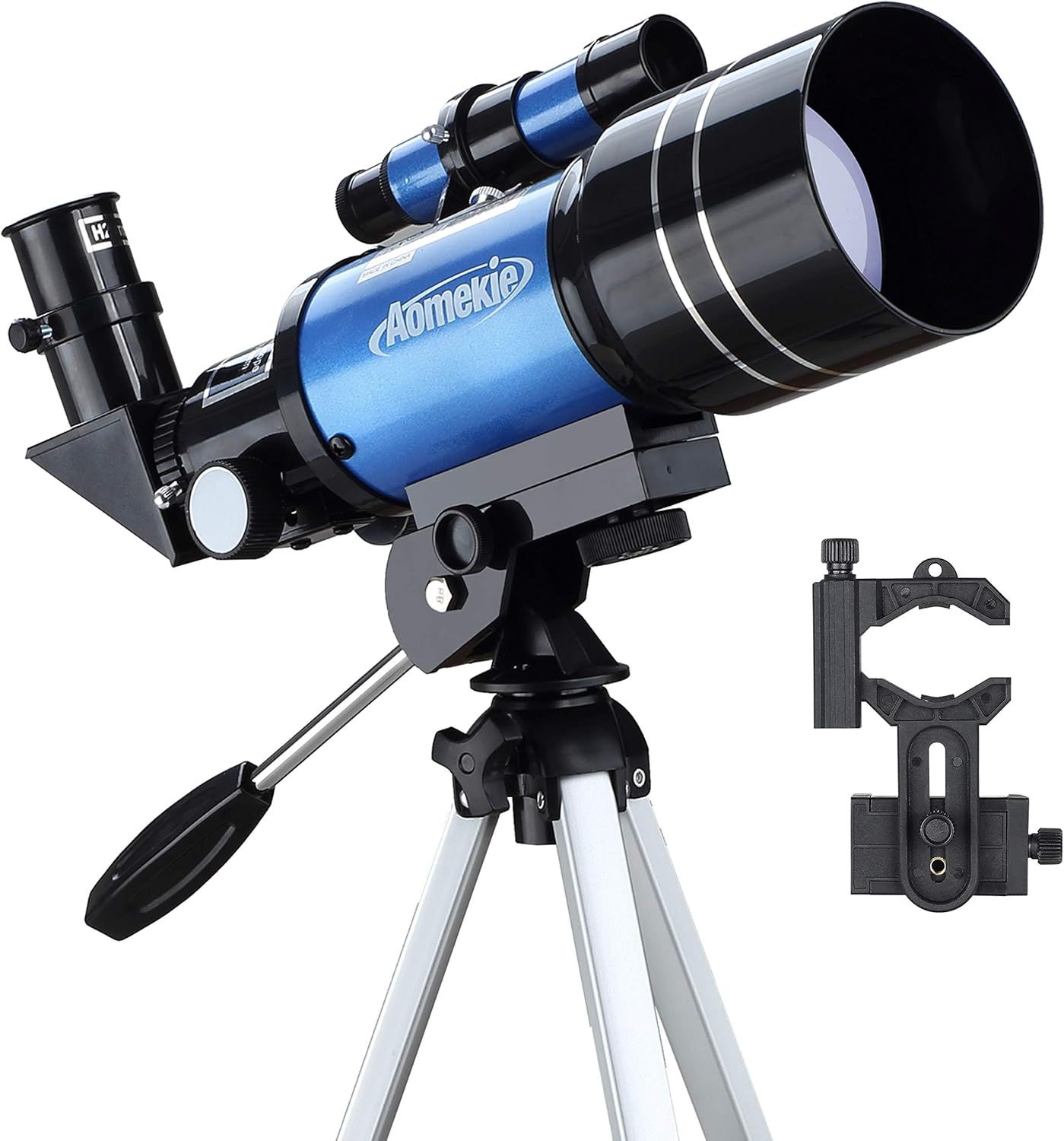 Aomekie 70/300 – teleskop astronomiczny dla początkujących dzieci z adapterem do smartfona
