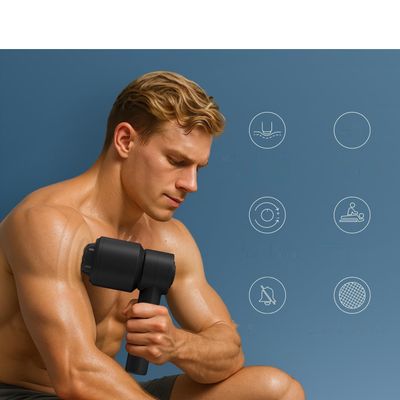 VOYOR-HEALTH CM410 – Elektryczny masażer antycellulitowy z 5 głowicami, bezprzewodowy, czarny