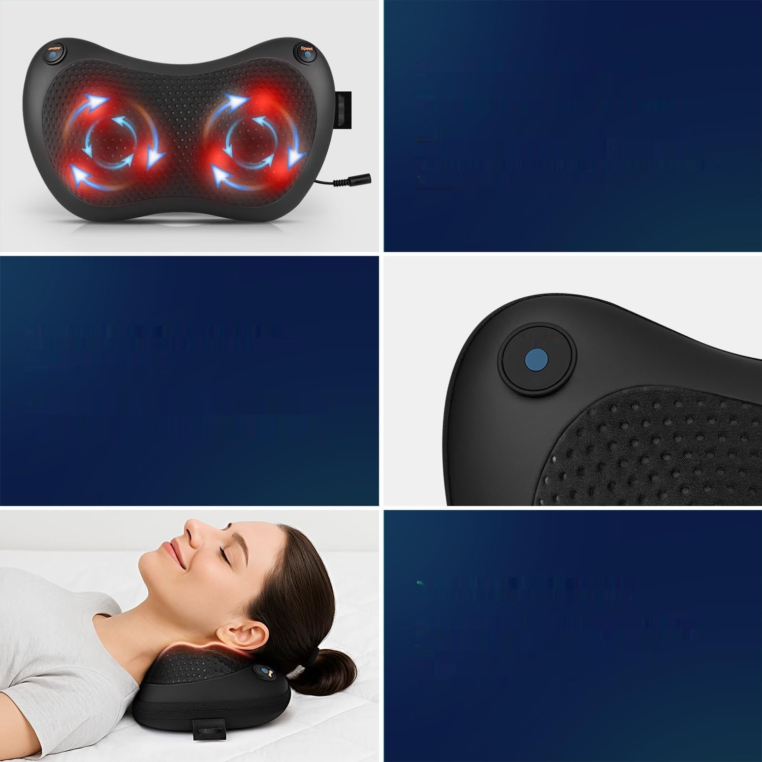 Urządzenie do masażu pleców i karku VOYOR-HEALTH, poduszka do masażu