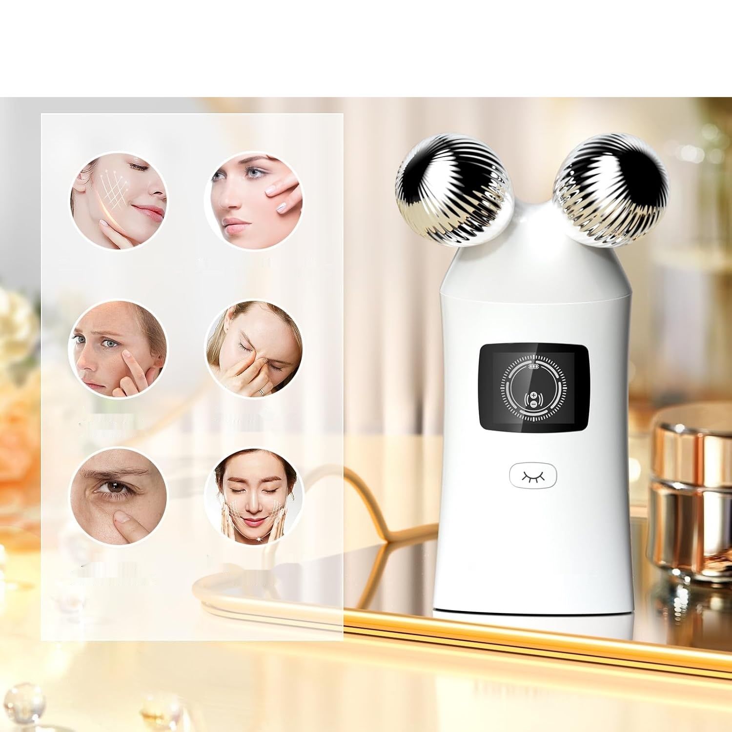 TOUCHBeauty AG-1767 – urządzenie do fototerapii LED 3 w 1 z mikoprądami