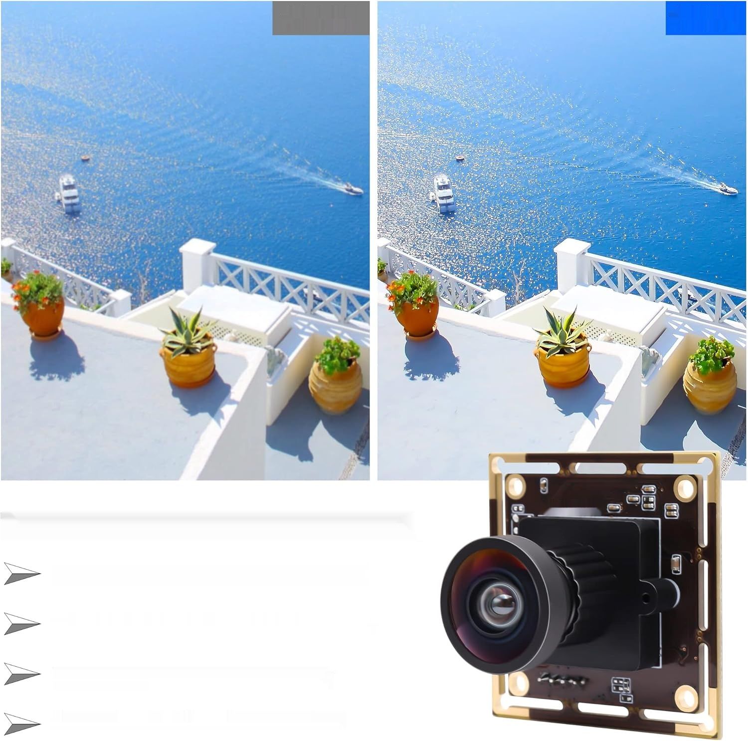 Svpro Kamera USB 16 MP z obiektywem szerokokątnym 120° do komputera i drukarki 3D