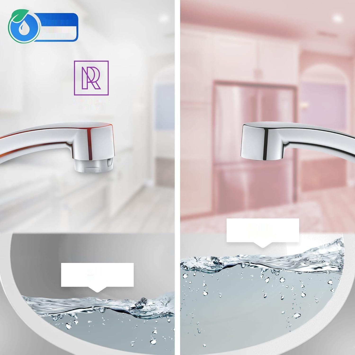 2 szt. perlatorów do baterii M24 z chromowanego mosiądzu – oszczędzacz