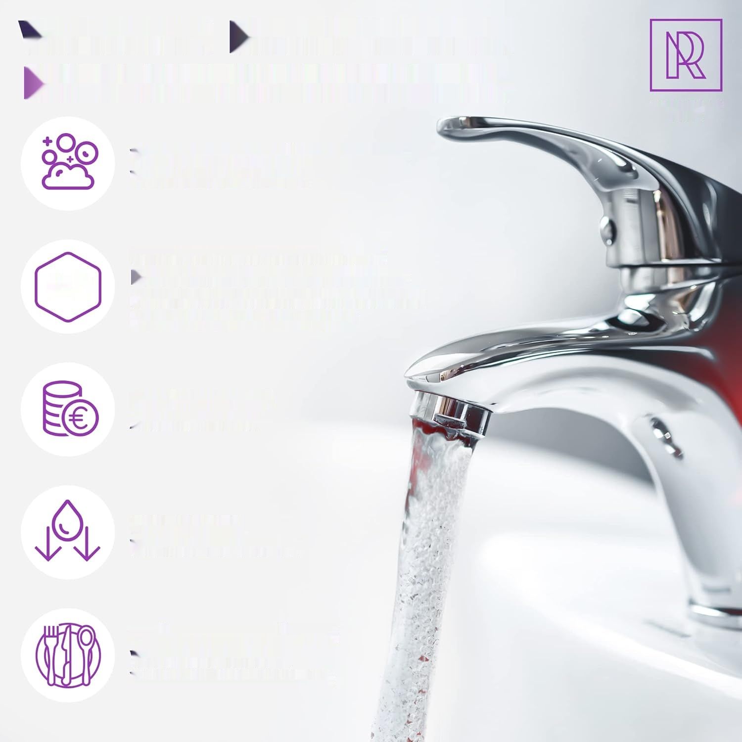 2 szt. perlatorów do baterii M24 z chromowanego mosiądzu – oszczędzacz