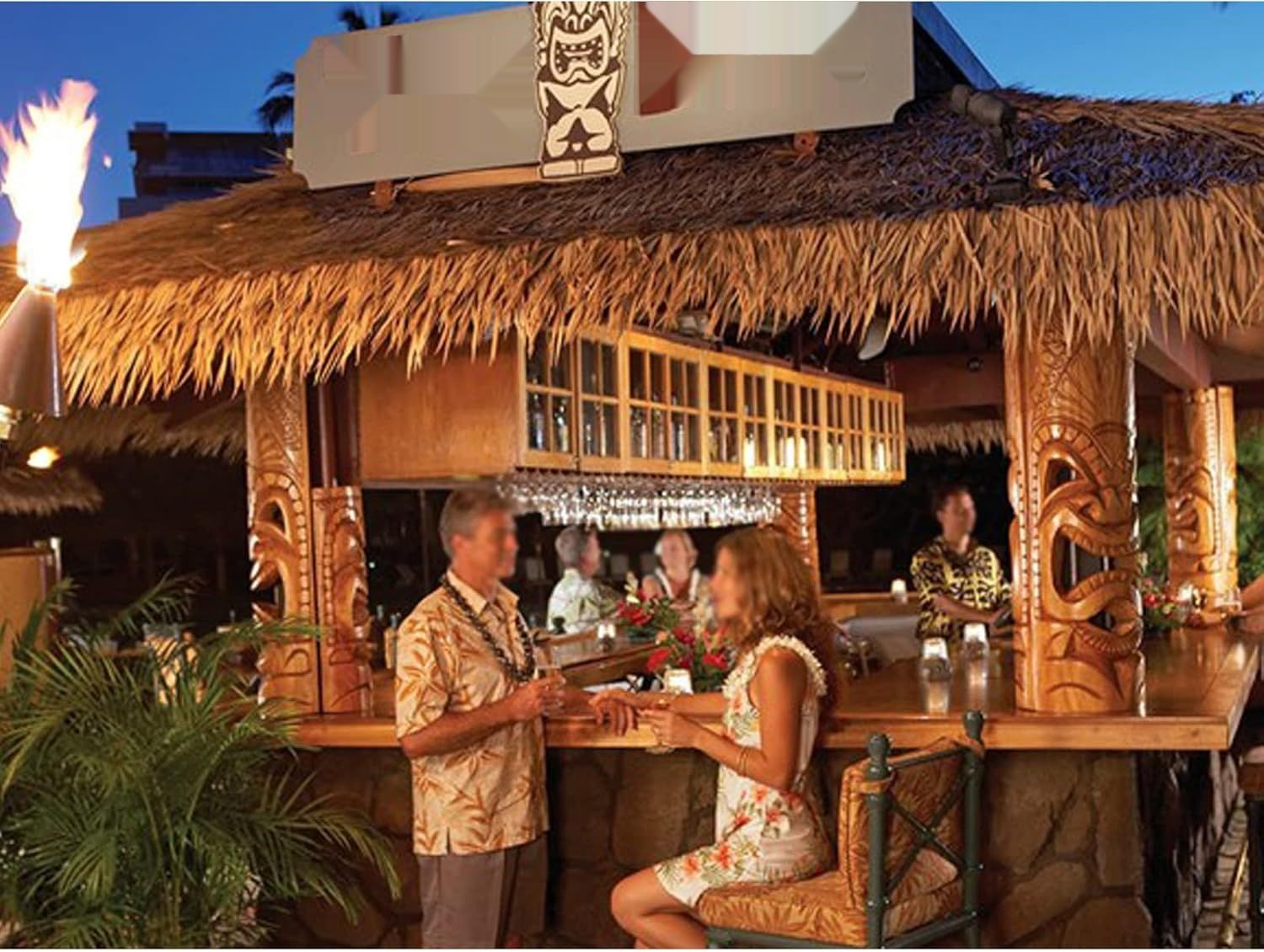 Rolka sztucznego poszycia dachowego z trawy palmowej 0,5 x 10 m