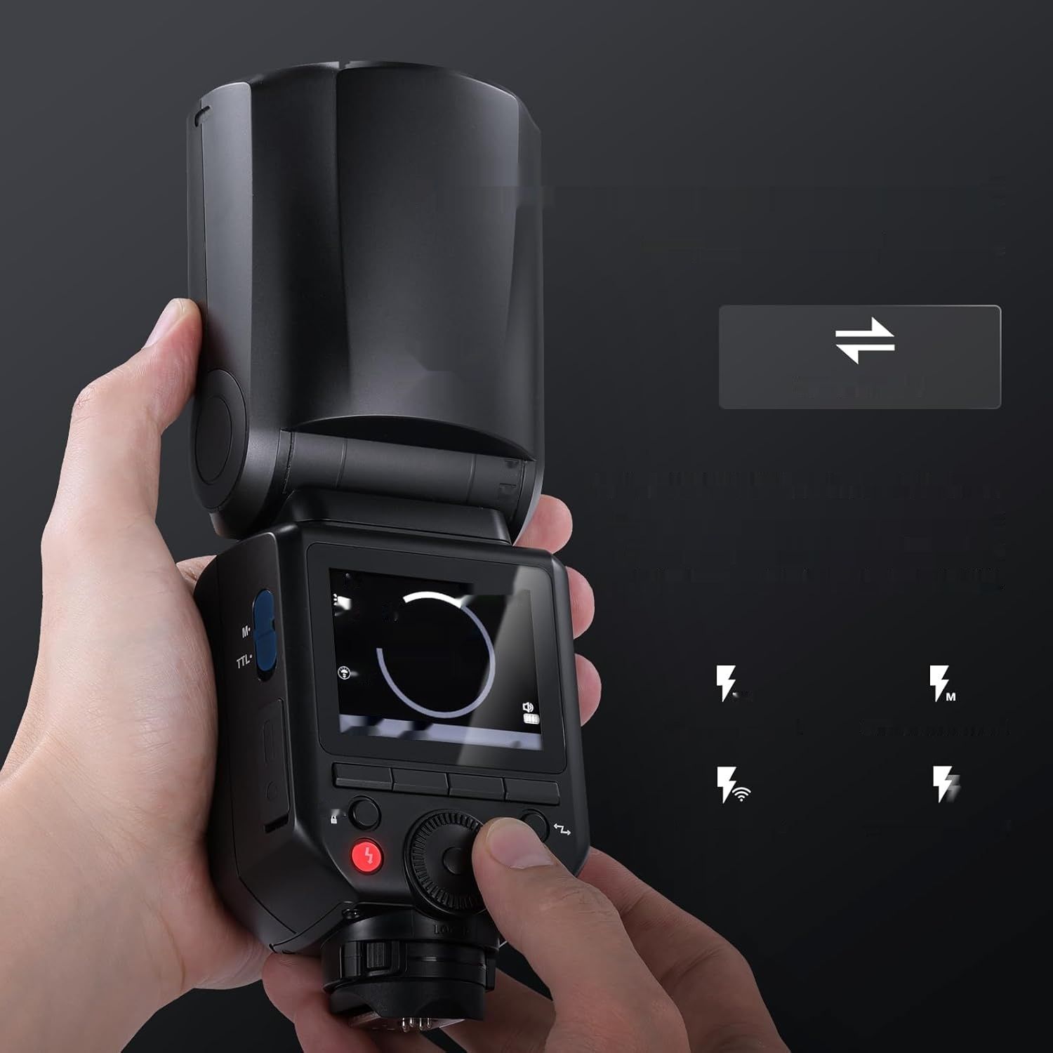 NEEWER Z2-F Flash Speedlite TTL z okrągłą głowicą do Fujifilm