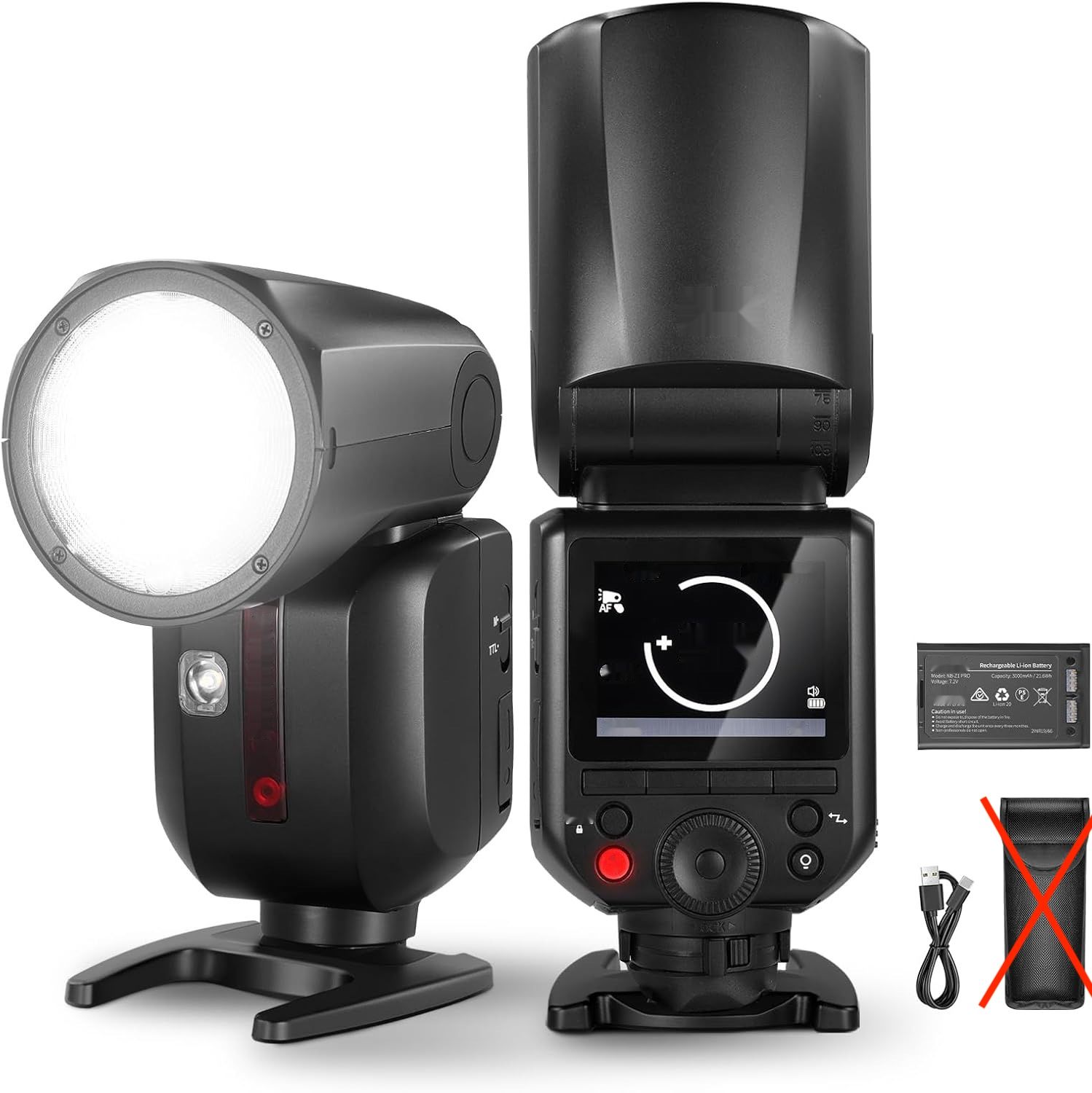 NEEWER Z2-F Flash Speedlite TTL z okrągłą głowicą do Fujifilm