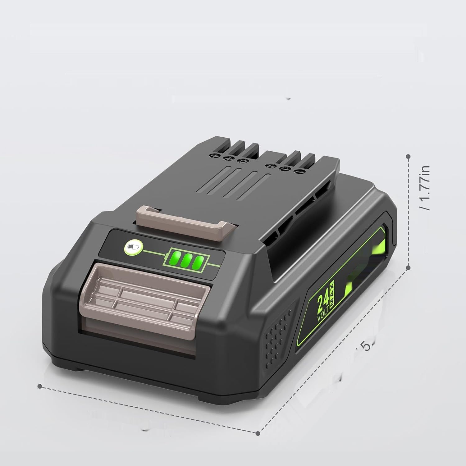 2 sztuki akumulatorów 24V do Greenworks, zapasowy akumulator ASUNCELL