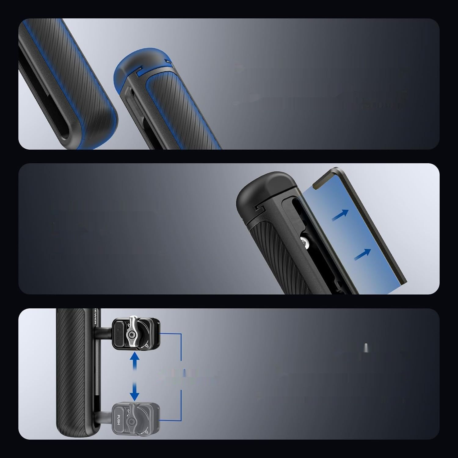 Neewer PA045E – boczny uchwyt z pilotem zdalnym Bluetooth, szybkozacis