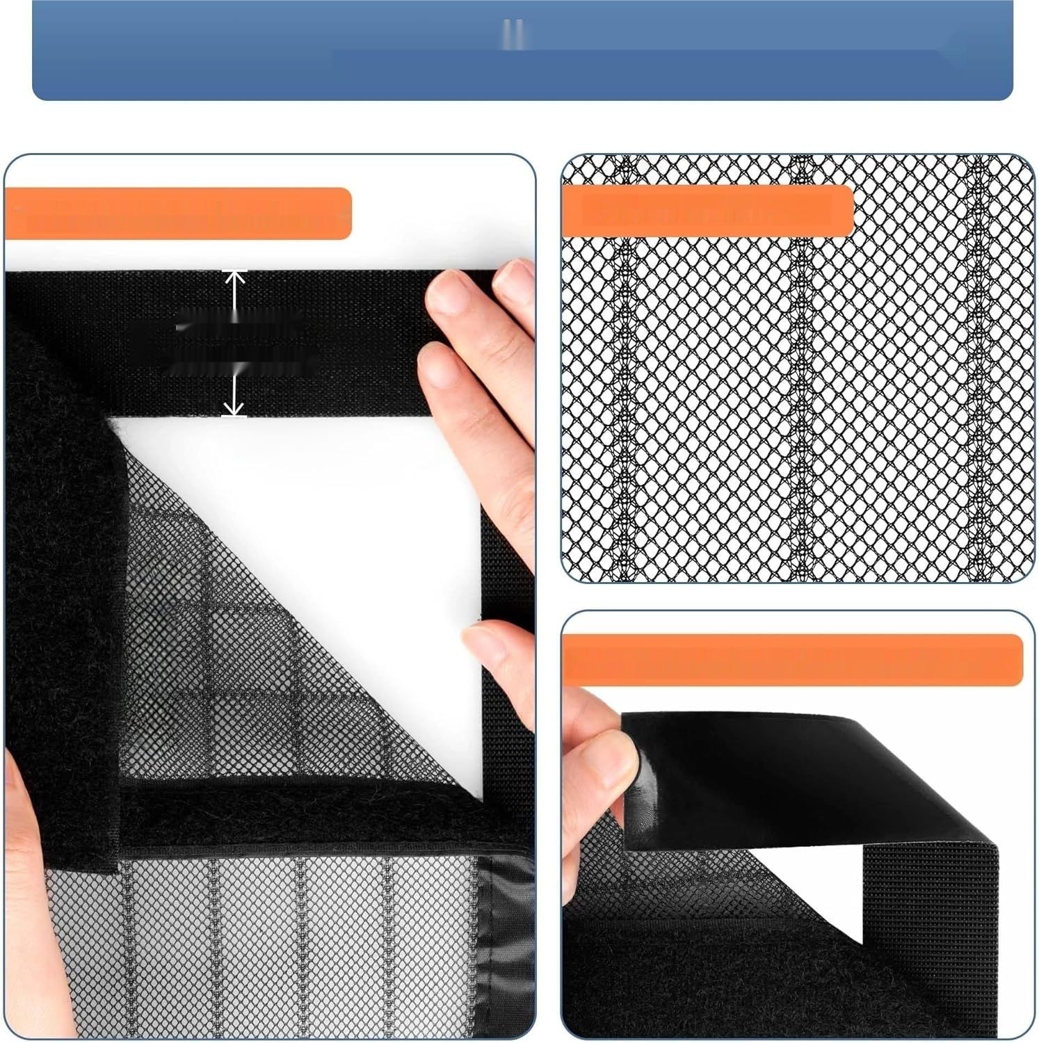 HOWIN Magnetyczna moskitiera na drzwi i okna 90x200 cm, zasłona против