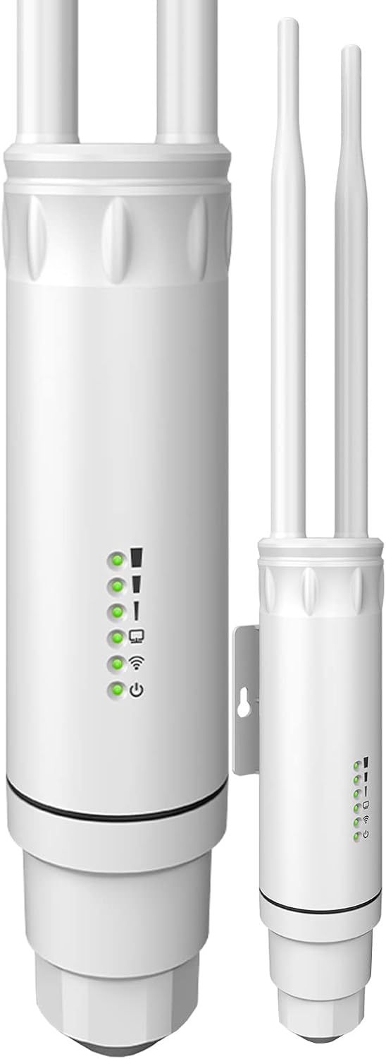 Zewnętrzny punkt dostępu WiFi WONLINK 1200 Mbps, dual-band 5 GHz + 2,4 GHz, IP66, PoE 24 V