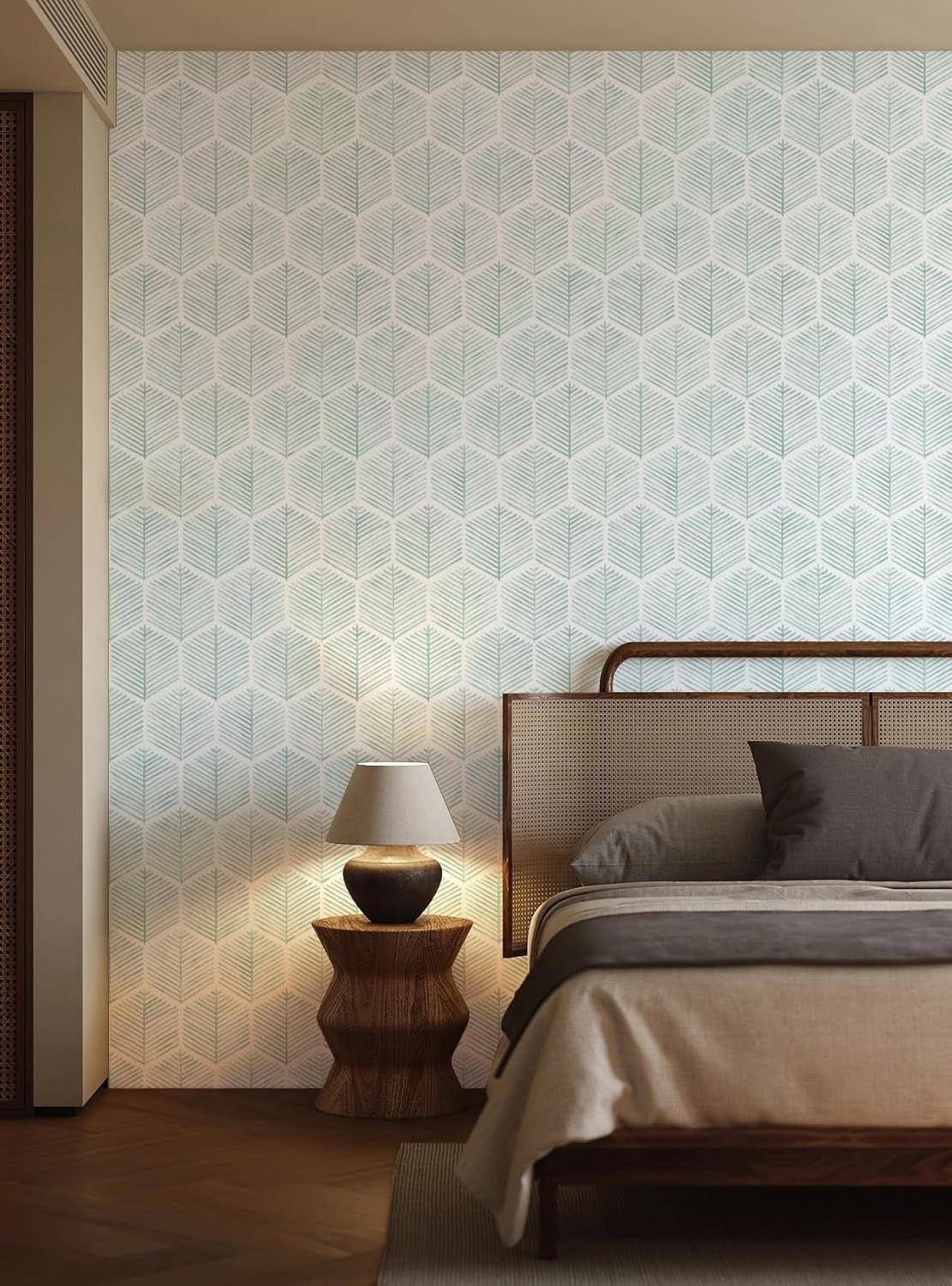 Tapeta samoprzylepna wodoodporna z geometrycznym wzorem w pasy