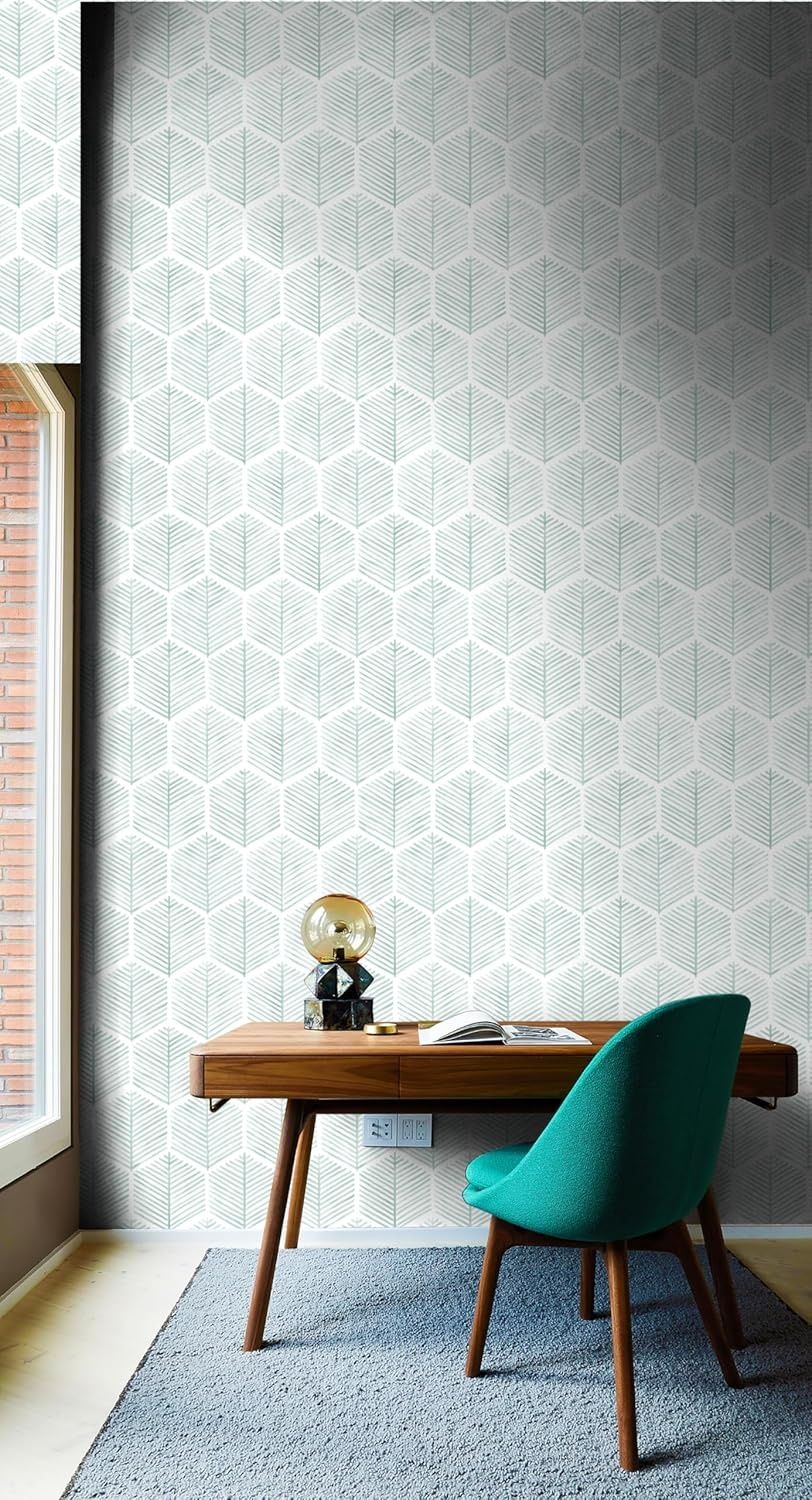 Tapeta samoprzylepna wodoodporna z geometrycznym wzorem w pasy