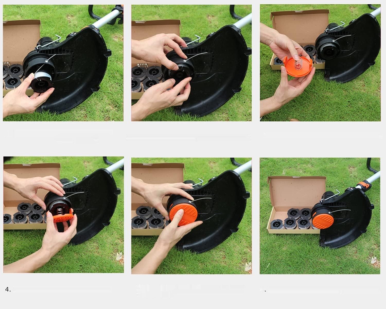 Zestaw 6 rolek żyłki do podkaszarki Black &amp; Decker STC1820CM, STC1820P