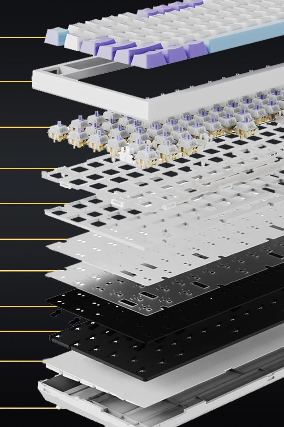 изменила фото нужно изменить описание!!!    EPOMAKER Ajazz AK820 Pro uszczelniana klawiatura mechaniczna przewodow