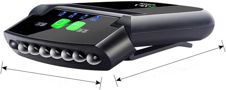 Latarka czołowa, lampa LED z klipsem na daszek z czujnikiem ruchu, bez