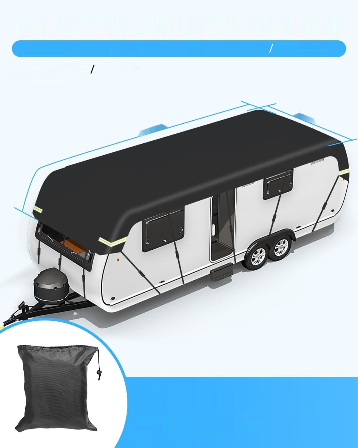 SUPAREE pokrowiec na kampera, zewnętrzna osłona na kampera, pokrowiec