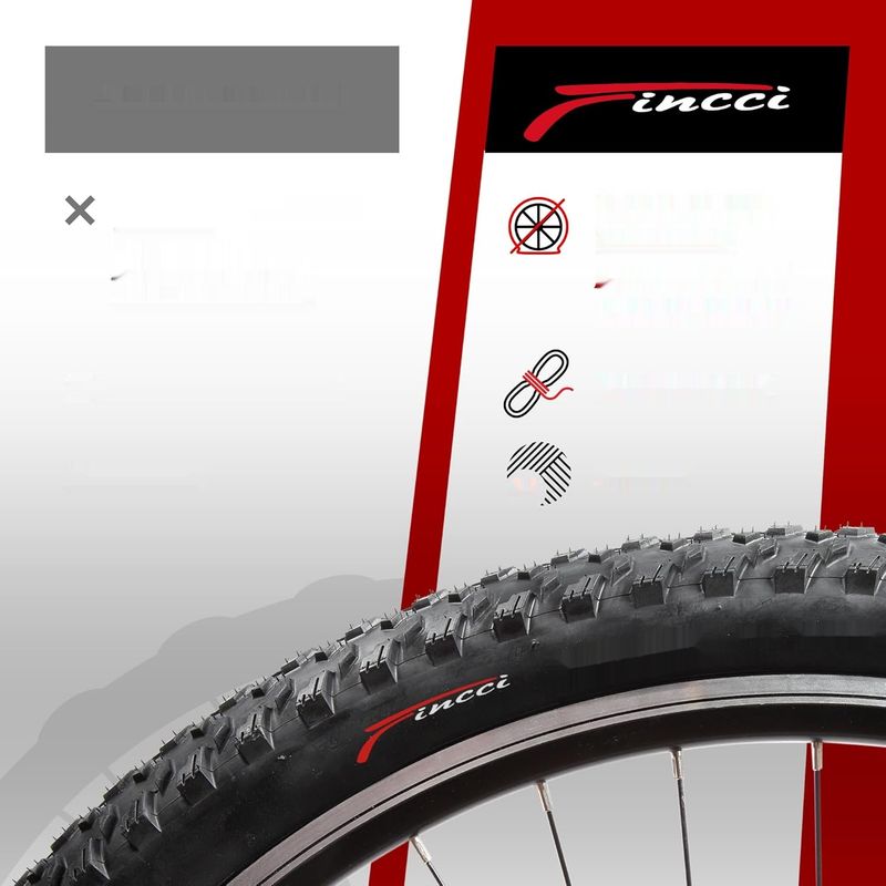 Fincci Velo opony MTB 27,5 x 2.10 cala – para składanych opon rowerow