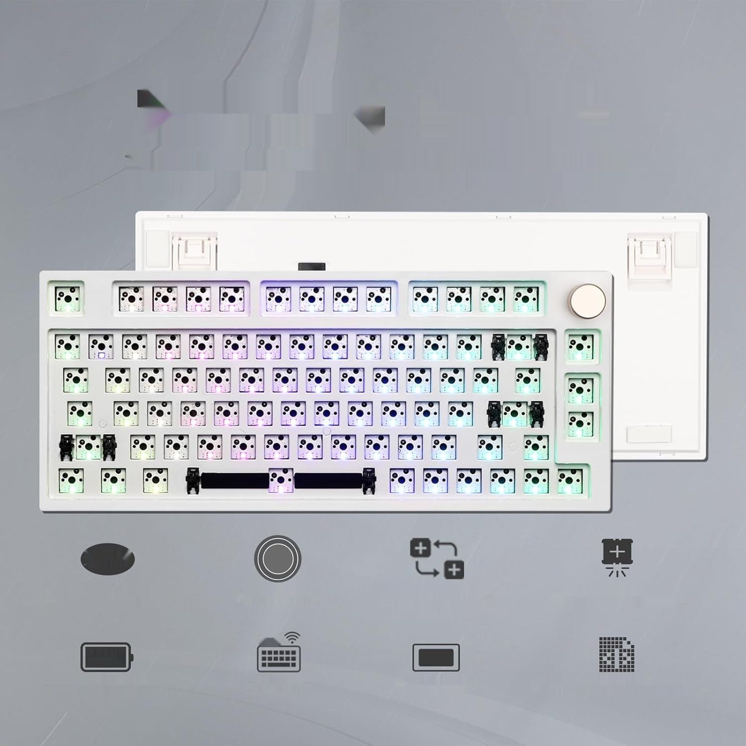 EPOMAKER TH80 Pro 75% klawiatura do gier 80 klawiszy z gorącą wymianą,