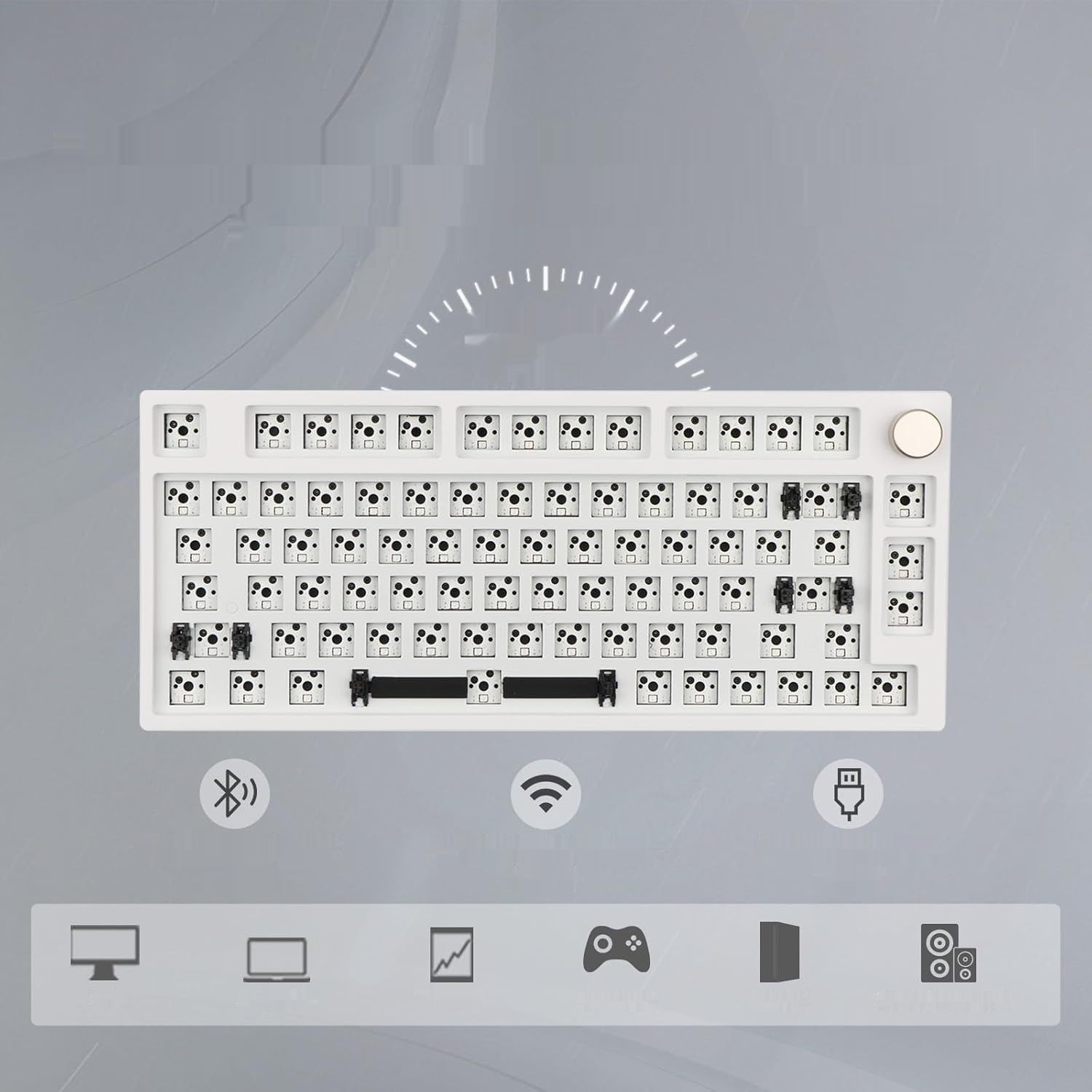 EPOMAKER TH80 Pro 75% klawiatura do gier 80 klawiszy z gorącą wymianą,