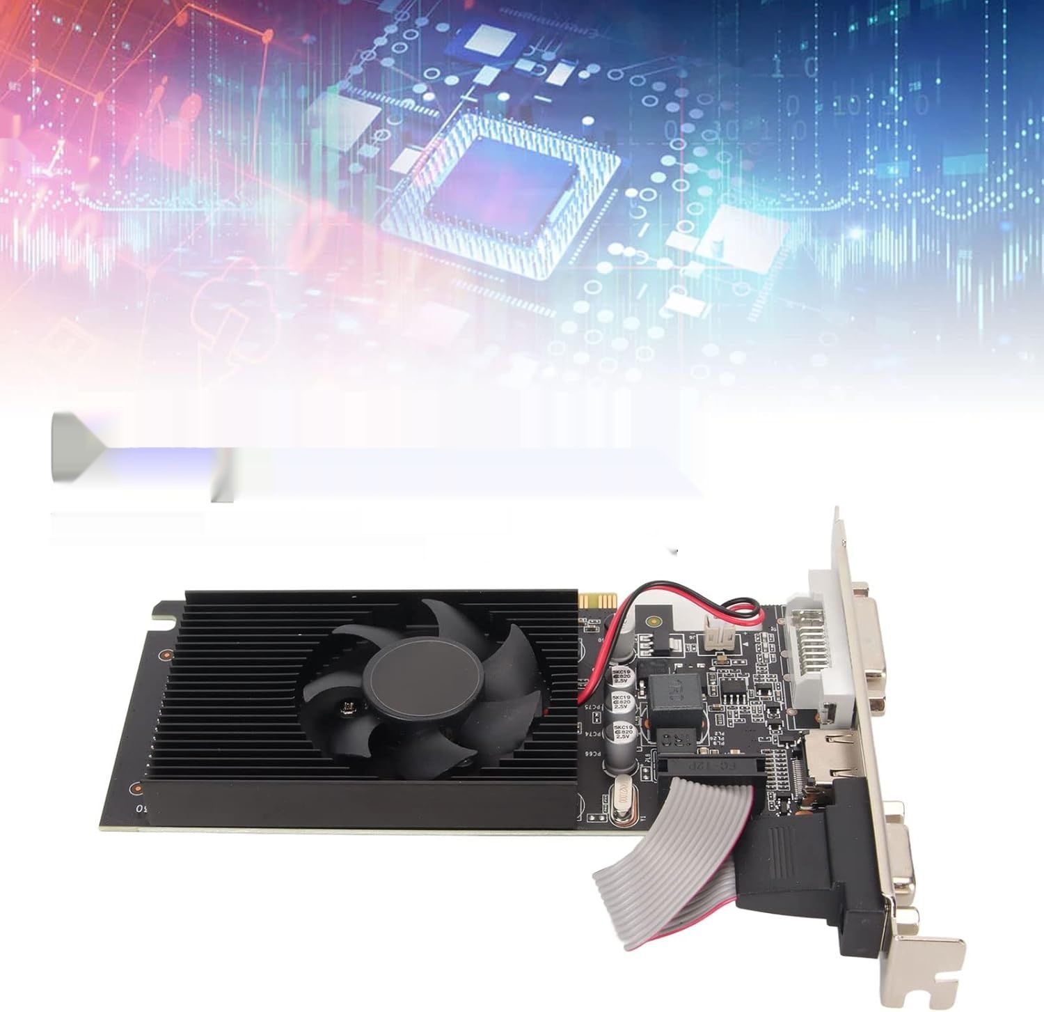 Bewinner Karta Graficzna GT610, 2 GB DDR3, 64-bit, 600 MHz, PCIExpress