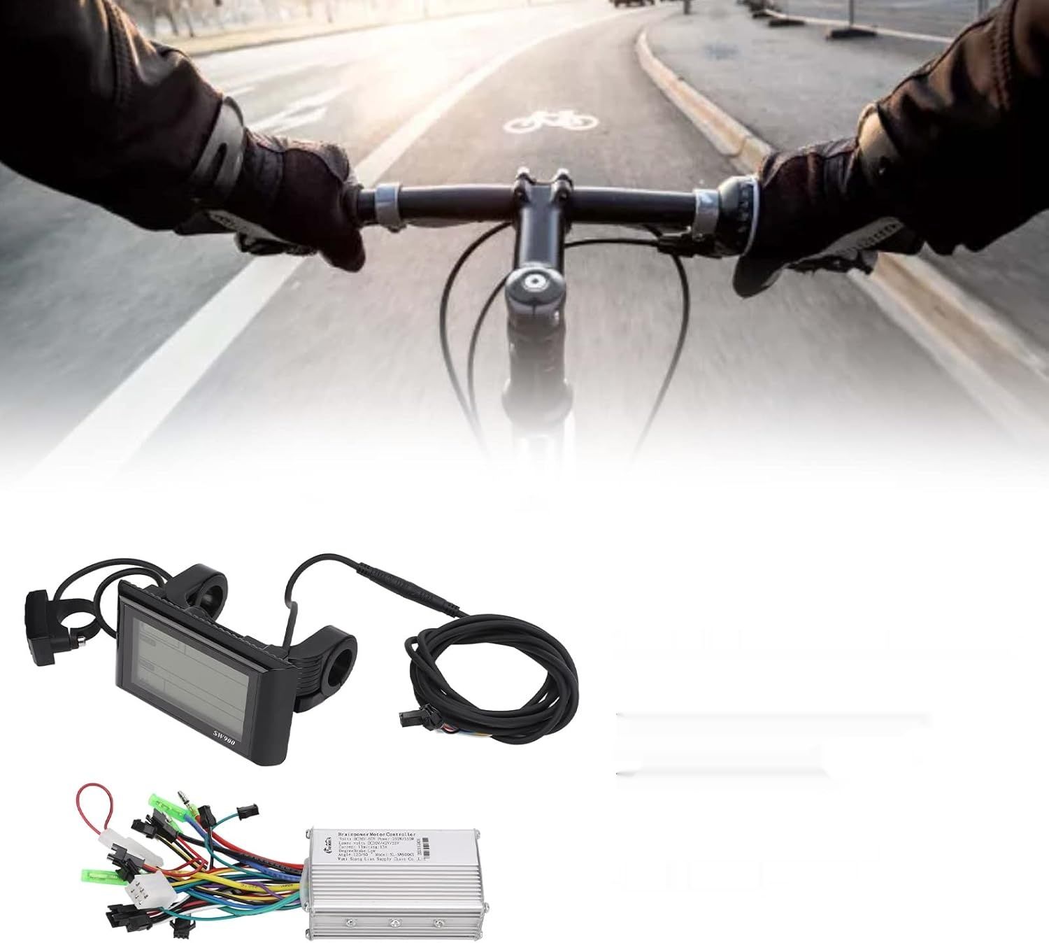 Bewinner sterownik silnika bezszczotkowego 36V‑60V 250W/350W z wyświet