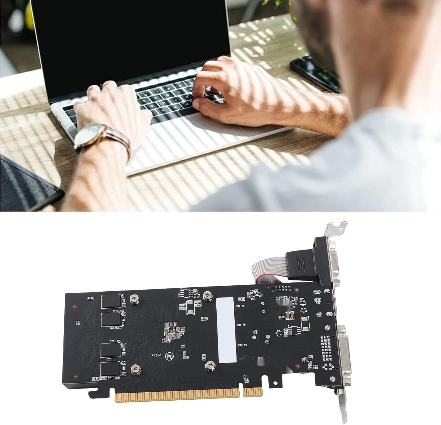 Gamingowa karta graficzna, 1 GB DDR3 64-bit karta graficzna, 589 MHz