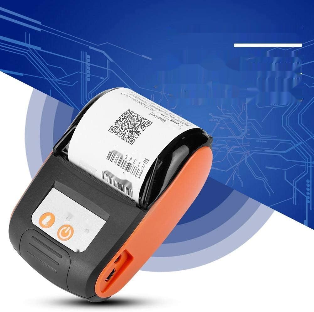 Mini drukarka termiczna do paragonów 58 mm, kompatybilna z Bluetooth 4