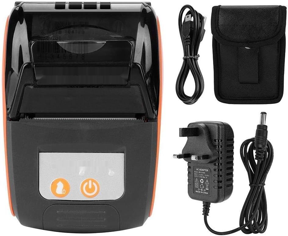 Mini drukarka termiczna do paragonów 58 mm, kompatybilna z Bluetooth 4