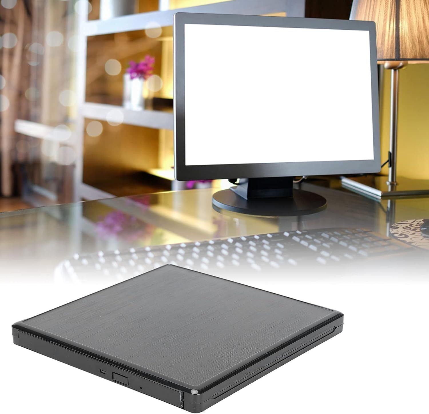 Zewnętrzny napęd CD/DVD Bewinner, USB 3.0 + USB-C przenośny napęd CD/‌