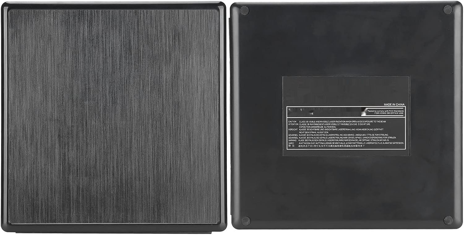 Zewnętrzny napęd CD/DVD Bewinner, USB 3.0 + USB-C przenośny napęd CD/‌