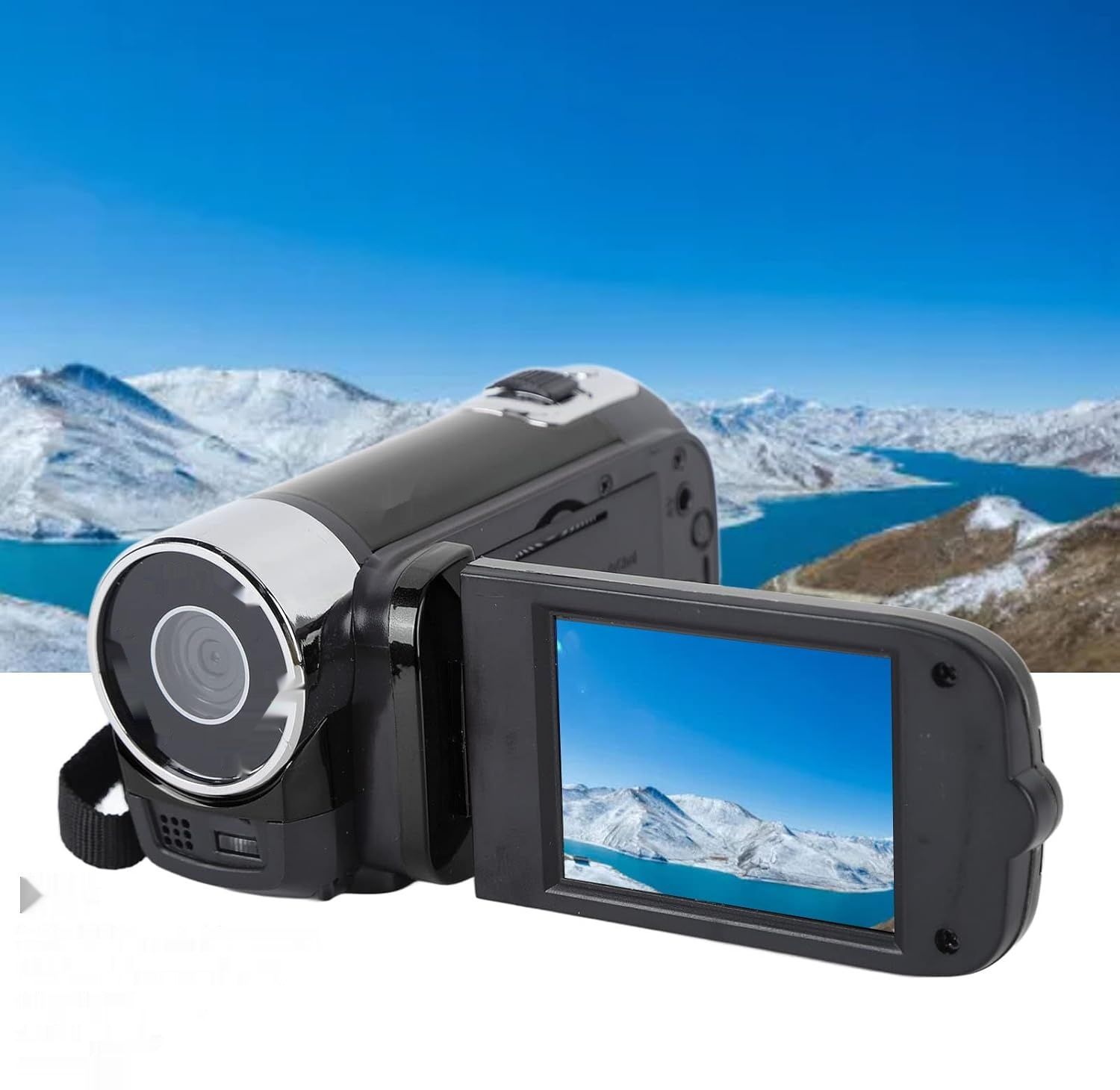 нужно найти кабель чтобы включить ее.   Kamera wideo HD, przenośna kamera DV 1080P 16 MP, obrotowy ekran TFT 2