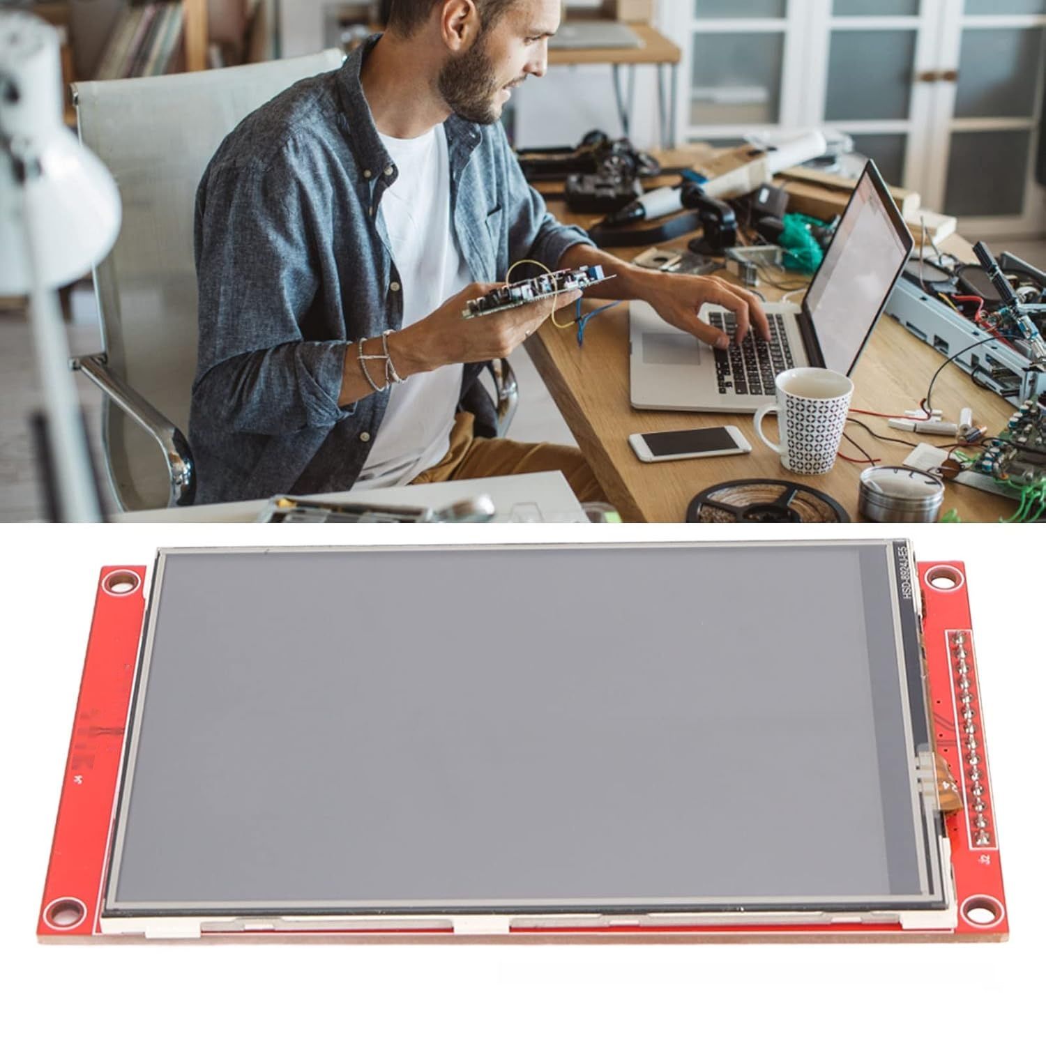 4,0-calowy moduł dotykowego wyświetlacza LCD TFT, szeregowy wyświetlcz