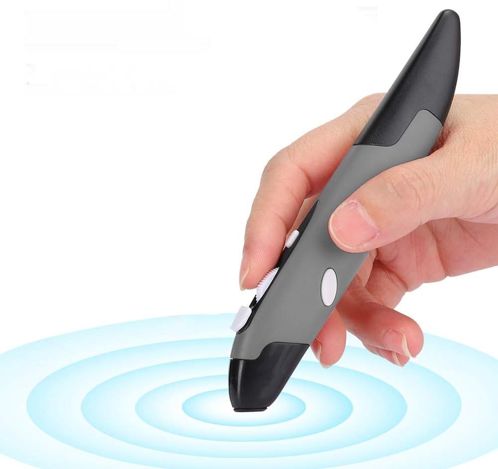 Pojemnościowa bezprzewodowa myszka w kształcie pióra, uniwersalna komp