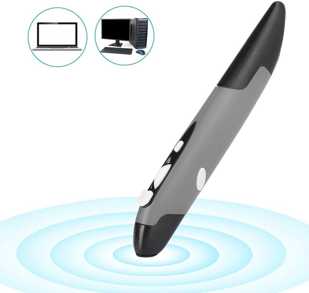 Pojemnościowa bezprzewodowa myszka w kształcie pióra, uniwersalna komp